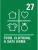 Food, clothing, a safe home